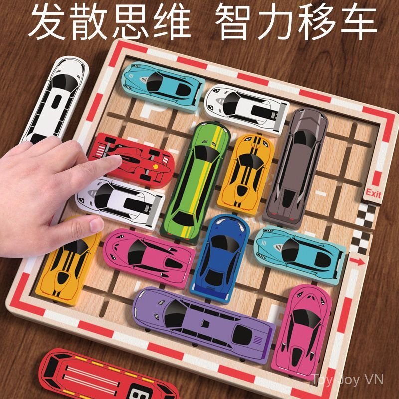 Do choi giai do xe o to Hua Rong Dao phat trien tu duy logic cho be trai gai qua tang