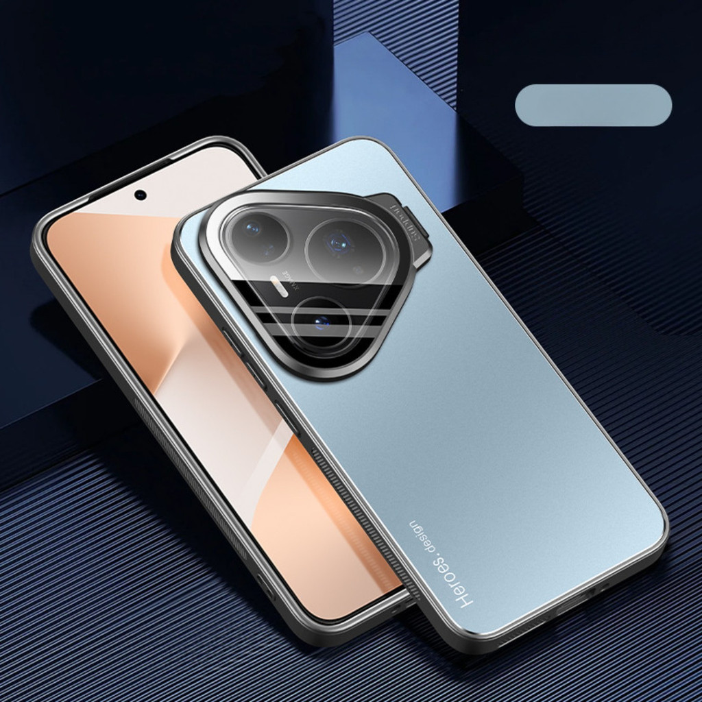 Ốp Lưng Cho Huawei Pura 90s Pro Max Pura90s Pro Skin Feel Matte Với 180° Phim ống kính Giá đỡ vô hìn