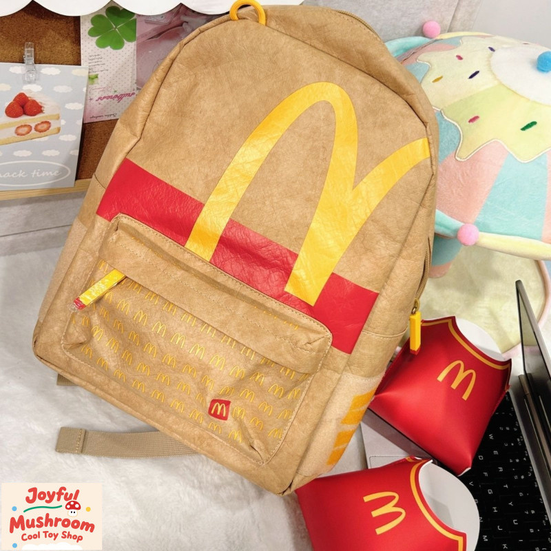 🍔Đang bán chạy🎒2026 Phong Cách Mới McDonald 's Big Potato Ba Lô Nhật Bản Vui Vẻ Giá Trị Cao Của McDo