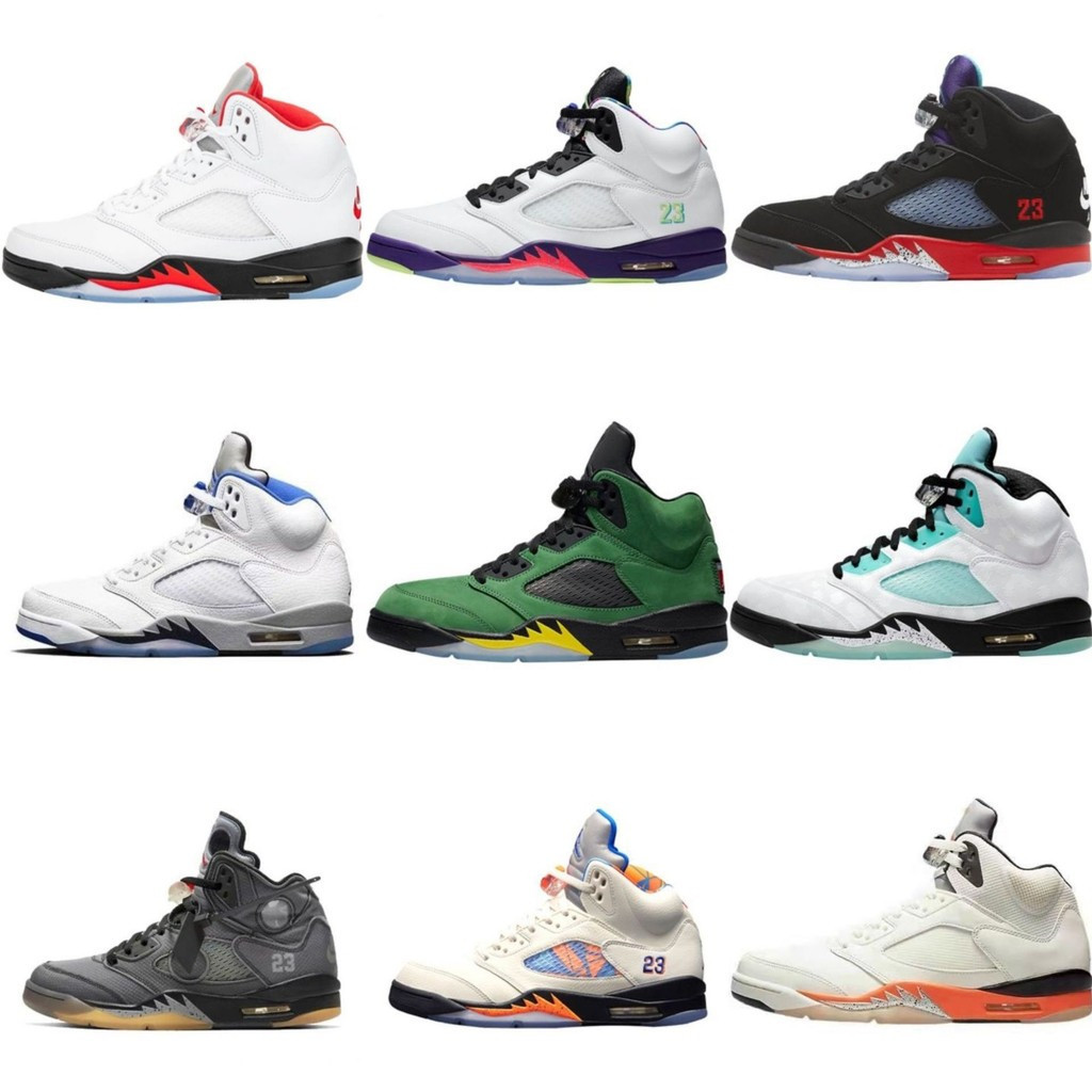 Giày AJ5 Oreo Angry Bulls Joe 5 Nam Nữ Thể Thao Giày Bóng Rổ Thể Thao Hàng Hóa Cao Cấp 9B33 BJN1