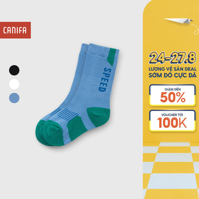 Tất bé trai CANIFA cổ cao in họa tiết 2AK25C002