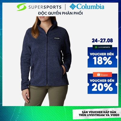 Áo Khoác Nữ Columbia W Sweater Weather™ Full Zip - Xanh Navy - 1958932472
