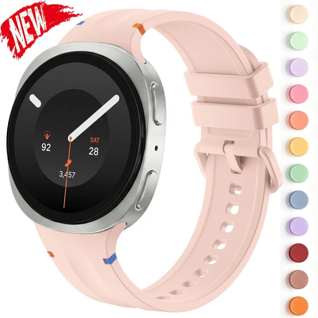 Dây Đeo Silicon Cho Samsung Galaxy Watch 9 40mm Đồng Hồ 8 44mm 8Class 46mm Dây Thể Thao Cho Galaxy W
