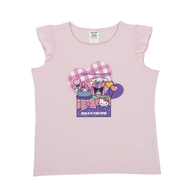 Áo Thun Không Tay Bé Gái Skechers Sanrio Character Sleeveless Tee - SL425G632-008K