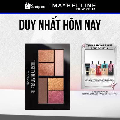Bảng Phấn Mắt Maybelline New York 6 Màu The City Mini Palette 6.1g
