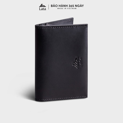 Ví nam da bò Lata (Thời trang nam đựng namecard nhỏ gọn - Ví da thật LVN106)