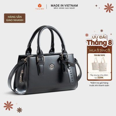 Túi Yuumy (Thời trang nữ da trơn sành điệu size 21 - Túi đeo chéo da Smooth YN343)