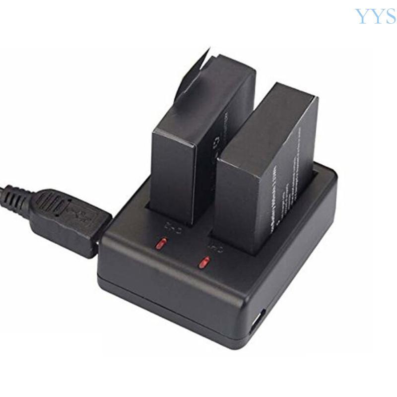 Bộ sạc thiết yếu YYS cho thiết kế khe cắm đôi máy ảnh EKEN SJ4000 H9R