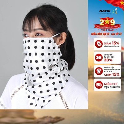 (HỘP 2 CHIẾC) Khẩu trang khăn thời trang nữ May 10 MÀU NGẪU NHIÊN