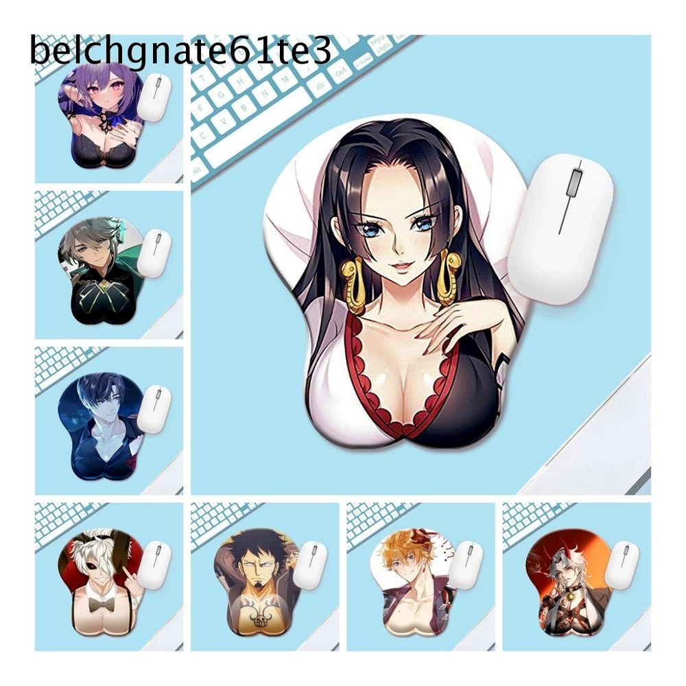 [Hàng cao cấp] LCHGNA Bobo Series Anime 3D Miếng Lót Chuột Làm Đẹp Ngực 3D Stereo 3D Ngực Mousepad B