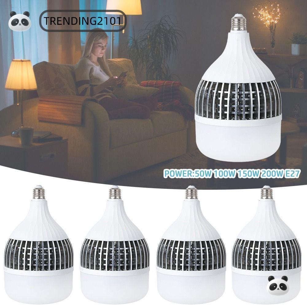 Bóng đèn LED TRENDING E27, Điện áp 220V Kích thước lớn Đèn siêu sáng, Đế E27 di động Đèn LED công su