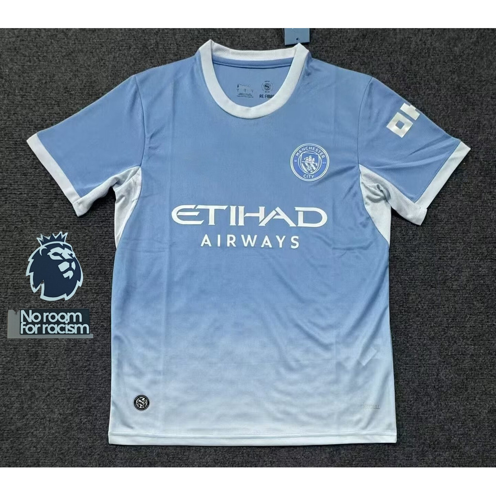 Fan Edition 26-27 Man City Home Áo khoác bóng đá dành cho người lớn chất lượng cao Áo thun ngắn tay 