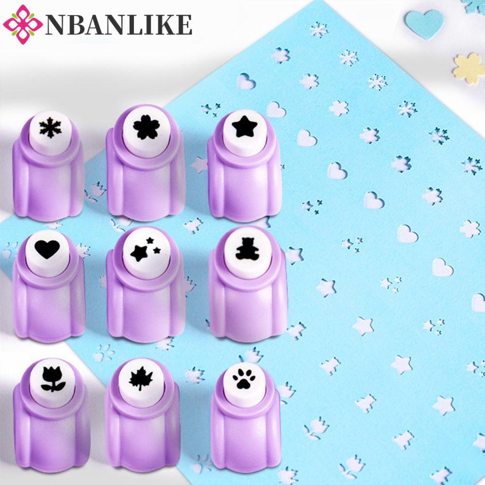 NBANLIKE Mini Paper Puncher Handmade Loose-leaf Paper Cutter DIY Crafts Tool Scrapbooking Mẫu Giáo D