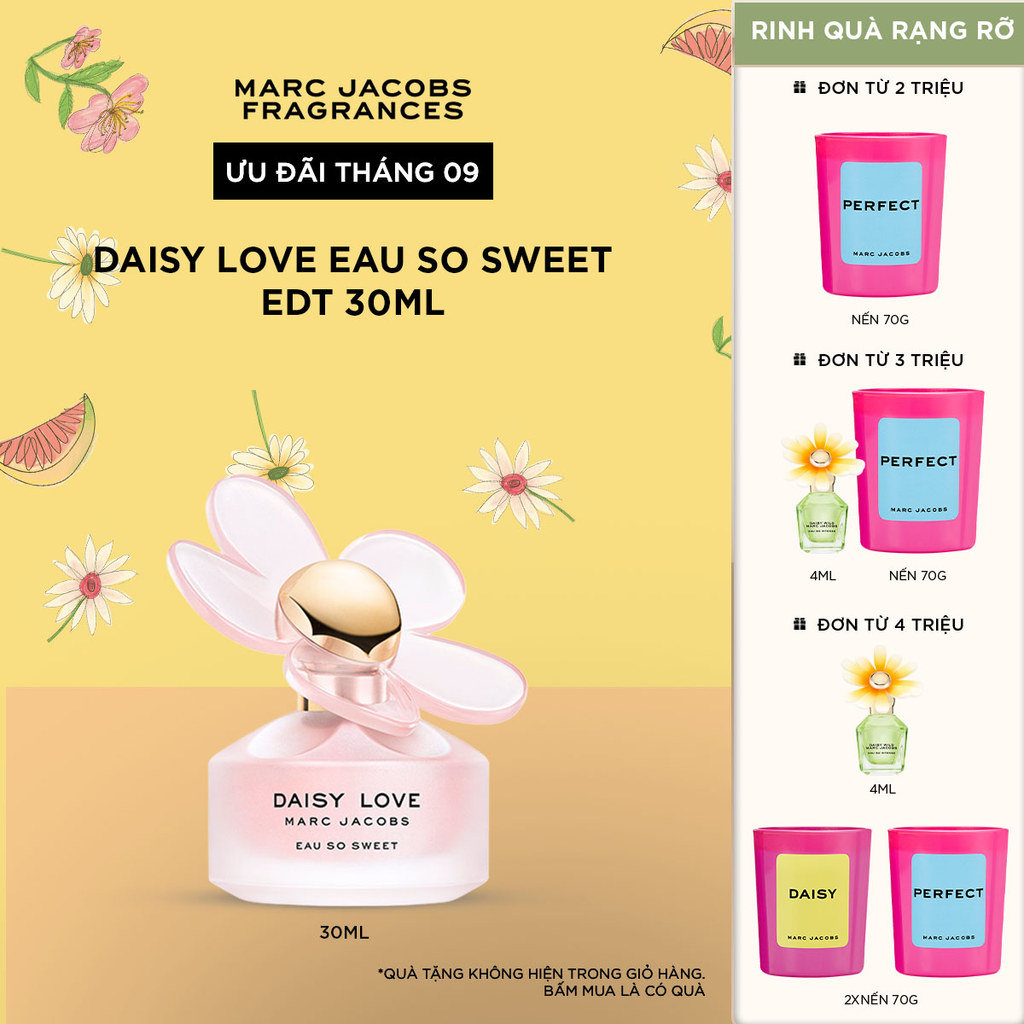Nước hoa Nữ Marc Jacobs DAISY Love Eau so Sweet EDT 30ml