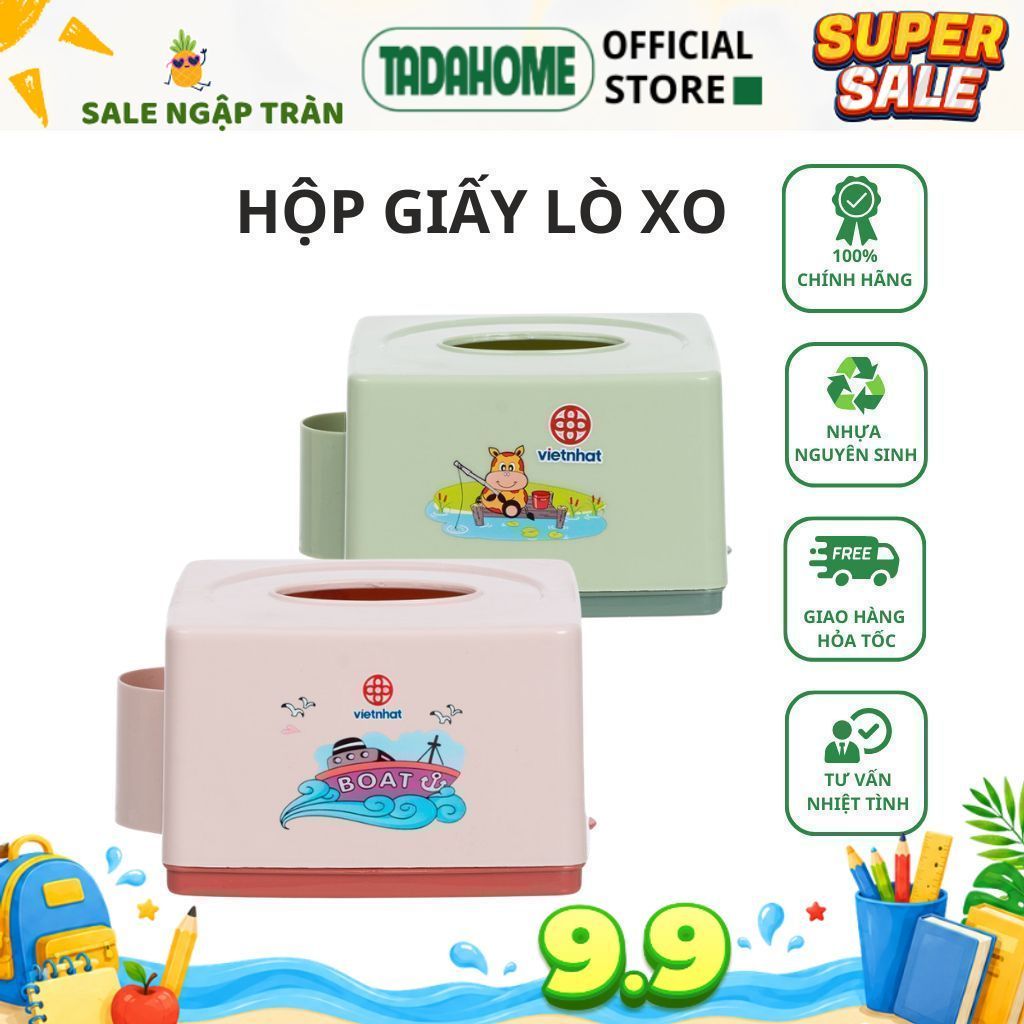 Hộp Đựng Giấy Ăn Nhựa, Hộp Đựng Khăn Giấy, Quán Ăn Việt Nhật 2702 - TADAHOME