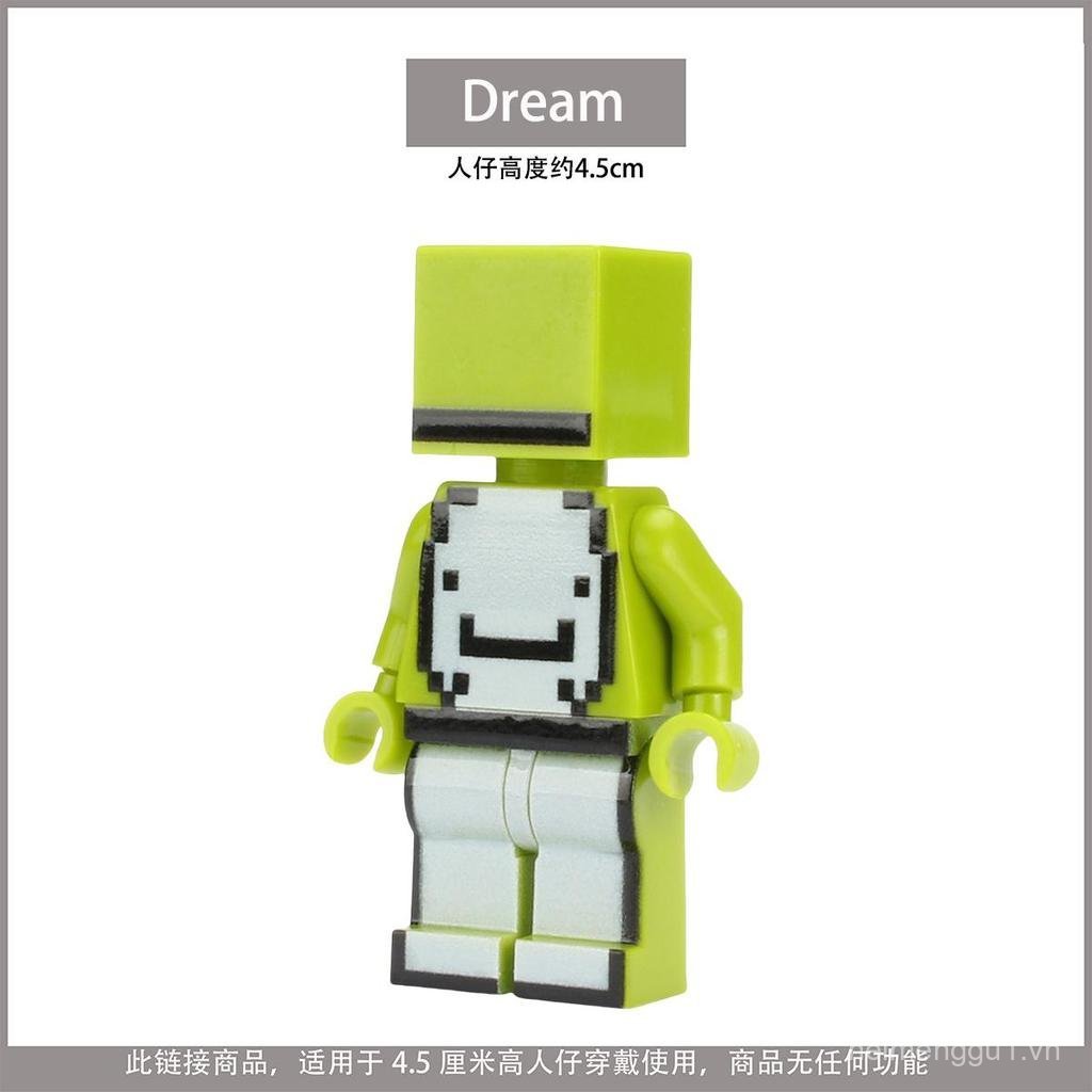 Trò chơi Dream Anchor Player Minecraft Khối xây dựng Minifigure Toy CU9R