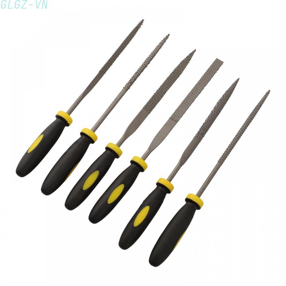 6pcs 140mm Metal Filing Rasps Needle Files DIY Woodworking Hand Tool 3*140mm