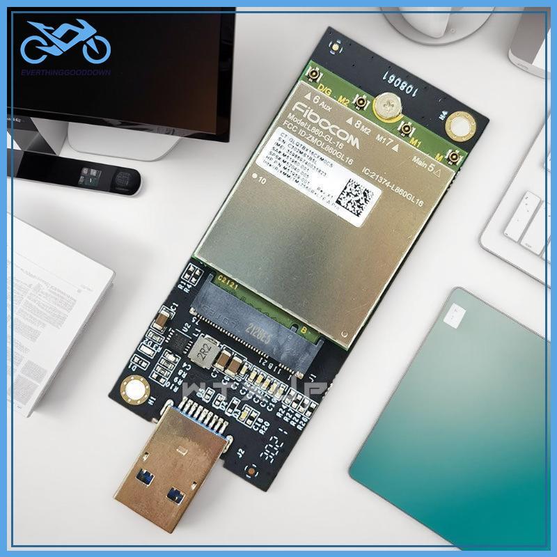 EVER 1 Bộ Thẻ Mở Rộng DW5821E M2-NGFF DW5811e DW5816E EM7455 L860-GL USB3.0 Cho Mô Đun 3G / 4G / 5G 