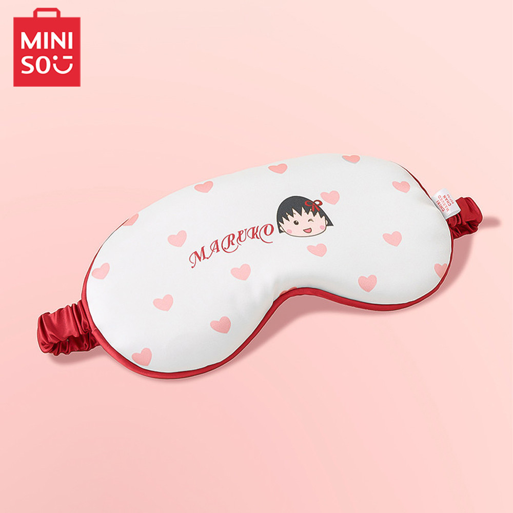 MINISO MINISO Sản phẩm cao cấp Cherry Maruko Mặt nạ mắt hoạt hình dễ thương Cô gái tình yêu Ngủ che 