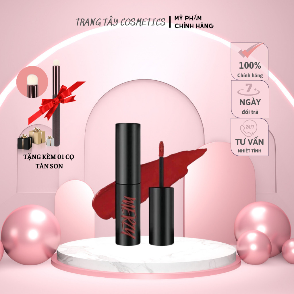 Son Merzy Another Me the First Velvet Tint V6 Firenze Negroni - Đỏ gạch - Minh Anh