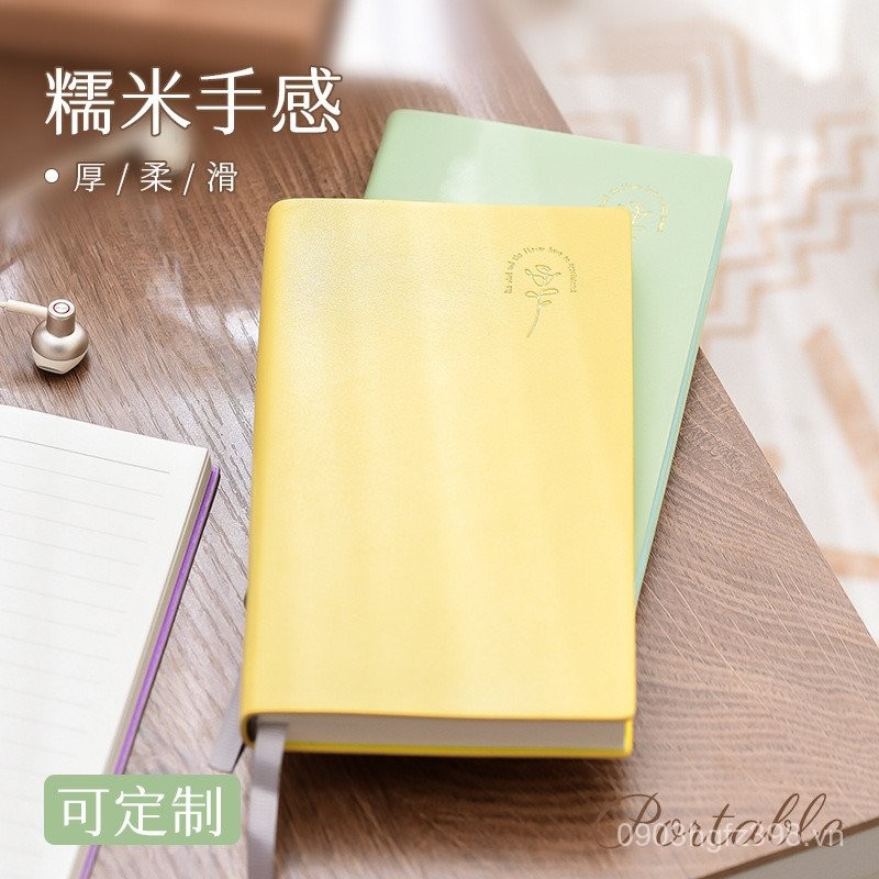 Cao Cấp Nhỏ Cảm Giác Bỏ Túi Loại Tinh Tế Dòng Ngang Notebook Nhỏ Mini a6 Notebook Gạo Nếp Di Động Di