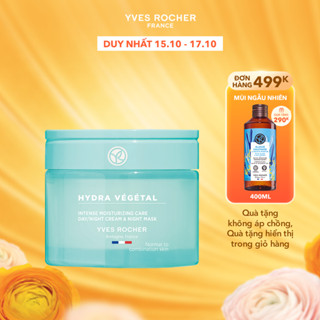 Kem dưỡng ẩm liên tục 100 giờ ngay và đêm Yves Rocher Hydra Vegetal 75ml
