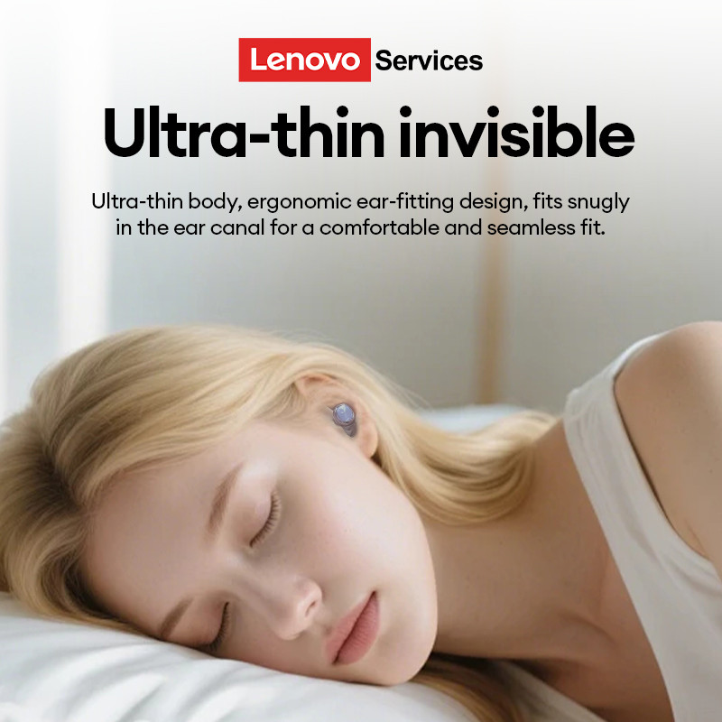 Tai nghe nhét tai Lenovo LE206 Bluetooth 6.0 có màn hình pin kỹ thuật số, tuổi thọ pin lâu trôi, Chất liệu silicon thân thiện với da và âm thanh siêu HD | BigBuy360 - bigbuy360.vn