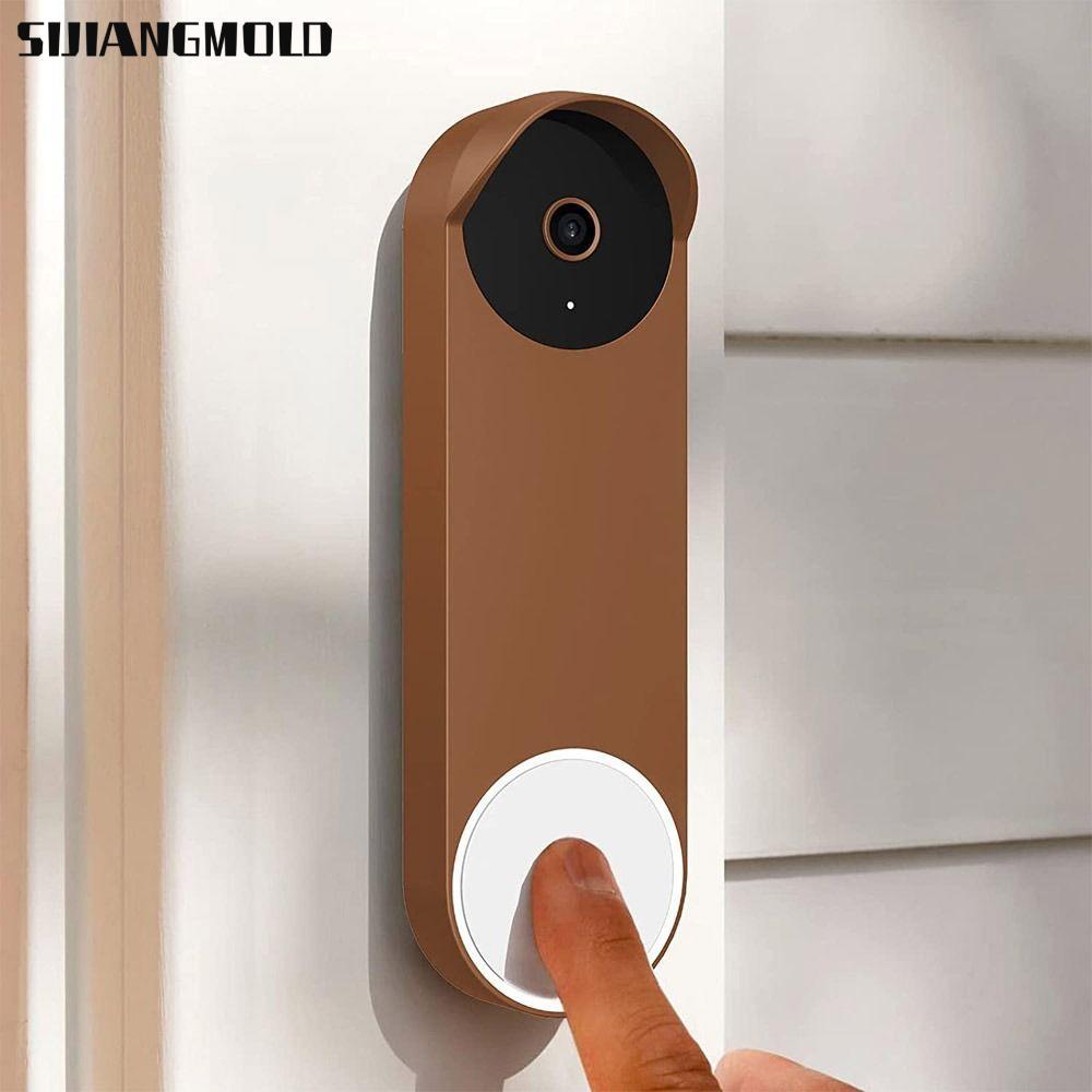 Vỏ chuông cửa SIJIANGMOLD Da chống thấm nước cho Google Nest Vỏ bảo vệ Google Nest