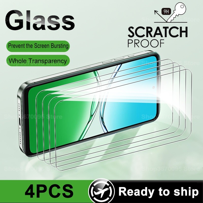 4 Tấm Bảo Vệ Màn Hình Kính Cường Lực Cho Oppo A5 Pro A5x A5m A5 2025 OppoA5 Pro Phim Bảo Vệ OppoA5X 