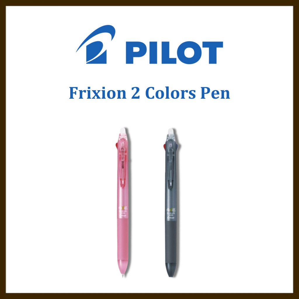 Pilot Erasable Two-Color Gel Pen - FriXion Ball 2, 0.38mm