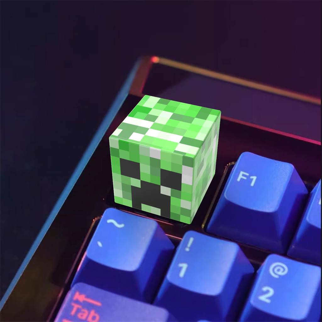 Minecraft Nắp Bàn Phím Trò Chơi Minecraft Hàng Hóa MC Stereo Keycap Cơ Nắp Bàn Phím Trang Trí Keycap