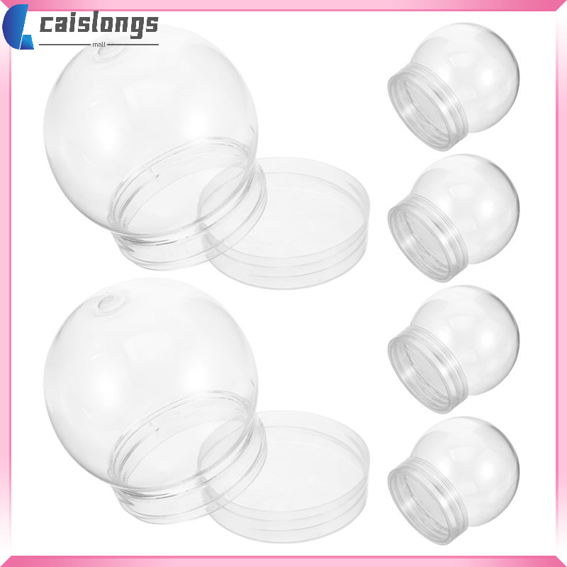 6 Quả Cầu Nước Trong Suốt Quả Cầu Tuyết Quả Cầu Nước Làm Chống Đỡ Quả Cầu Tuyết 150ml caislongs