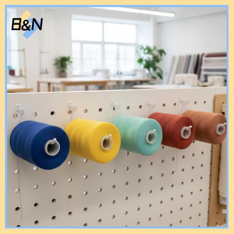 B & N Thread Spool Pegboard Hook Setpatible với Skadis Pegboards Ngăn chặn Thread Tangling cho Craft