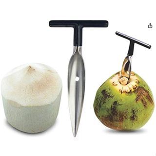 Chất liệu thép không gỉ Vận hành thủ công Dụng cụ mở dừa 1 mảnh trong Bộ xây dựng cho độ bền không M