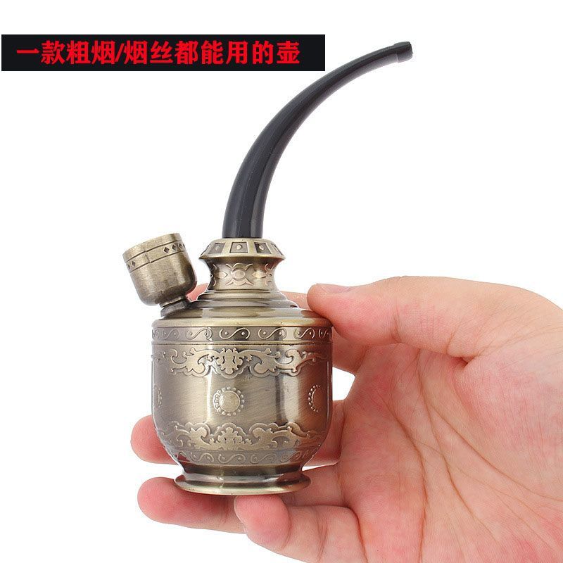 Cổ Điển Đa Năng Ống Hookah Ống Đồng Nồi Nước Lọc Sáng Tạo Hookah Loại Túi Nước Trong Suốt Hookah BOX
