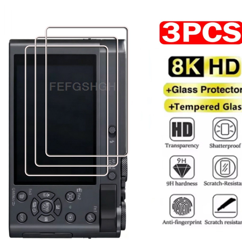 3 Chiếc HD Kính Bảo Vệ Màn Hình LCD Camera Dành Cho Panasonic LUMIX-S5-II-X LUMIX-S5-II LUMIX-S5 LUM