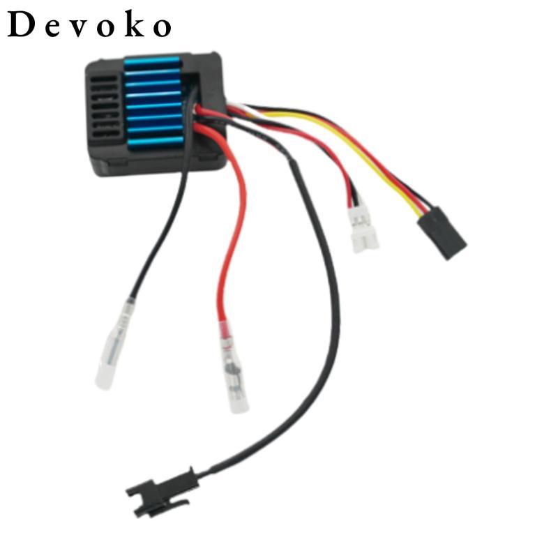 ESC chải 50A, Linh kiện thay thế cho động cơ chải, Dễ lắp đặt, Nâng cấp Sửa đổi cho 1 / 18 1 / 12 MN