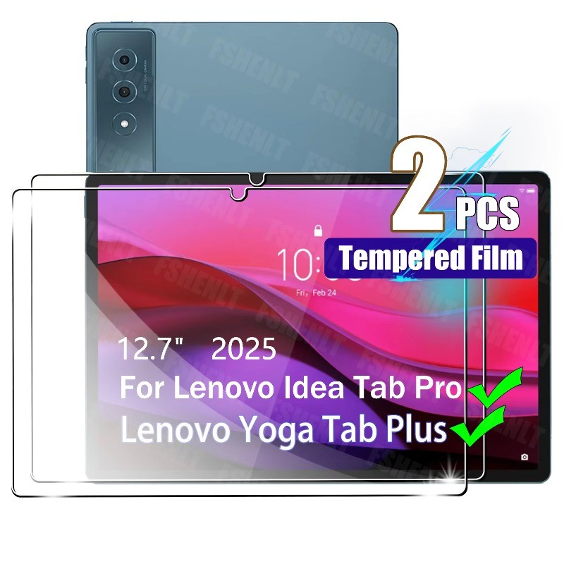 2 Chiếc Siêu HD Kính Cường Lực Cho Lenovo Yoga Tab K11 Plus 12.7 11.1 11.5 Gen 2 Máy Tính Bảng Bảo V
