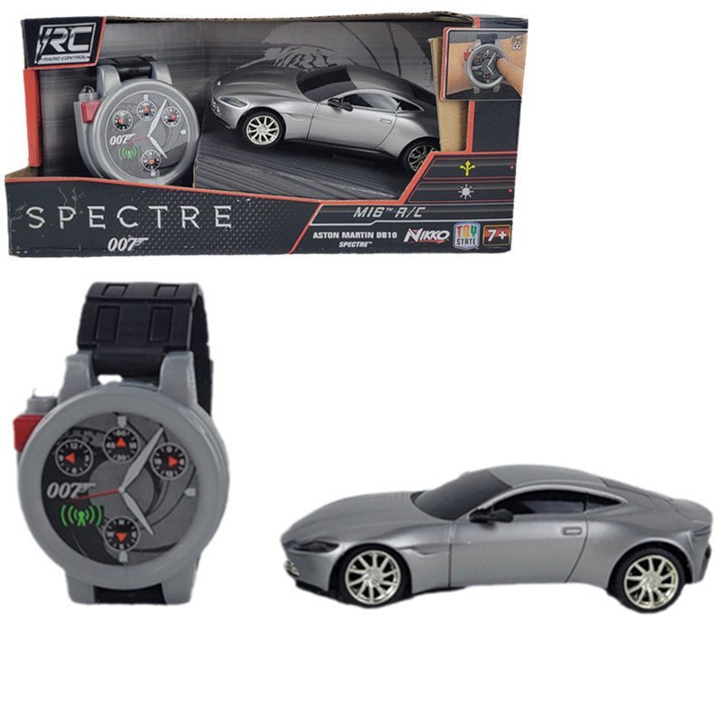Sản phẩm mới NIKKO 007 Aston Martin Dbs Đen / Db10 Bạc Điều Khiển Từ Xa Xe 8JGI