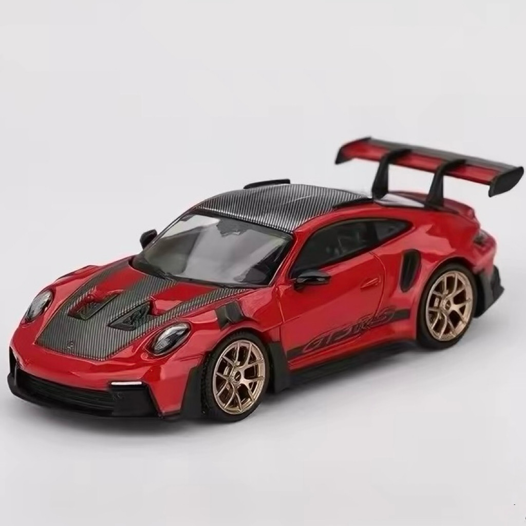MINIGT 1: 64 Porsche 911 GT3 RS 992 Bộ sưu tập mô hình ô tô hợp kim màu đỏ 1060