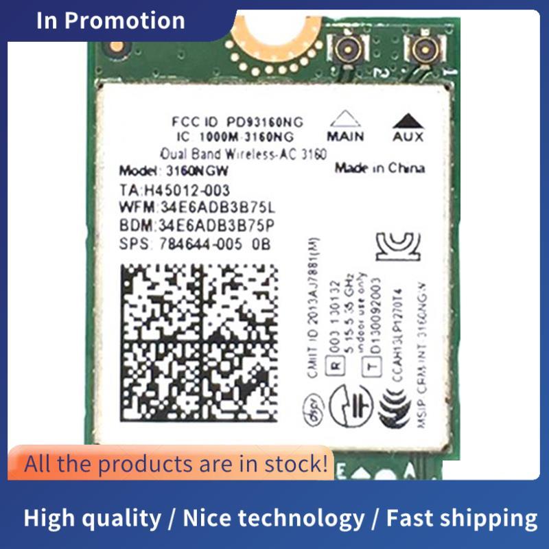 AC3160NGW Card mạng không dây Bộ chuyển đổi Wifi BT 4.0 Băng tần kép đặc biệt cho 04X6034 Y40 Y50 G4