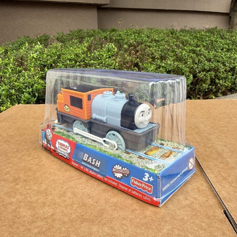 Điện Thomas No. 5 Pin Xe Lửa Nhỏ BASH DASH Bansh Mông Đồ Chơi Đường Đôi Trẻ Em