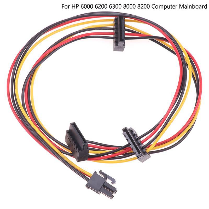 Yiyi 4Pin Sang 2 Cổng HDD SSD SATA Power Soet Cable Conector Cho 6000 6200 6300 8000 8100 8200puter 