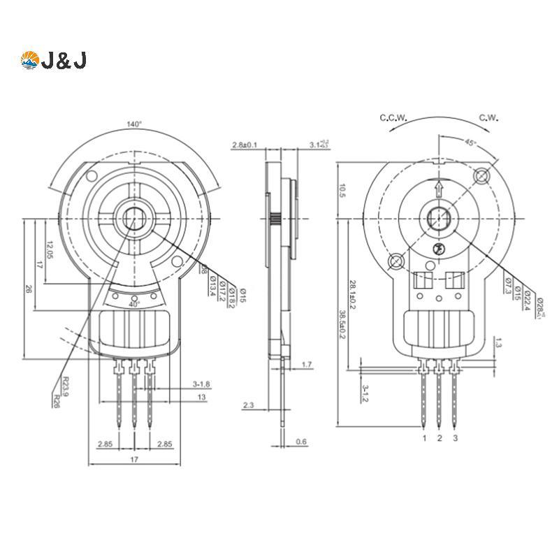 [J & J] Dành cho cảm biến điện trở điều hòa ô tô PIHER Cảm biến mô hình điện trở 4,7K FP01-WDK02 [MỚ