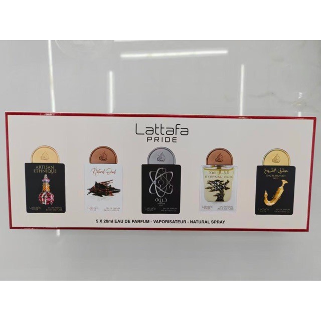 Ả Rập Trung Đông Dibai Nước Hoa Nam Hương Thơm Lâu Dài Latafa Set C Vanilla Cologne Musk Notes