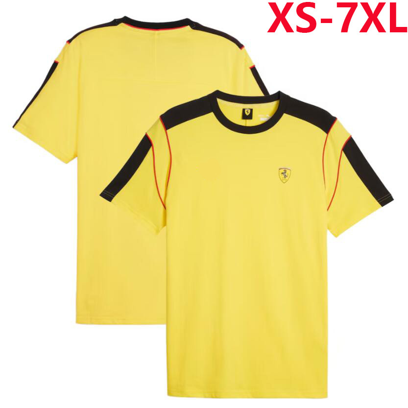 2026 Áo thun ngắn tay Unisex F1 mới + Áo đấu đội đua Ferrari F1