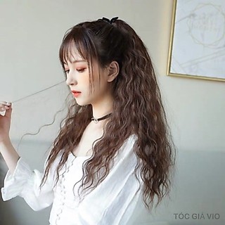 [CAO CẤP] <HÌNH THẬT>Tóc giả_Tóc cột xù bím 60cm-0022