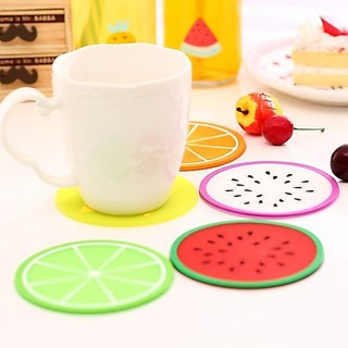 SET 5 Lót Ly Hình Trái Cây Tươi Mát