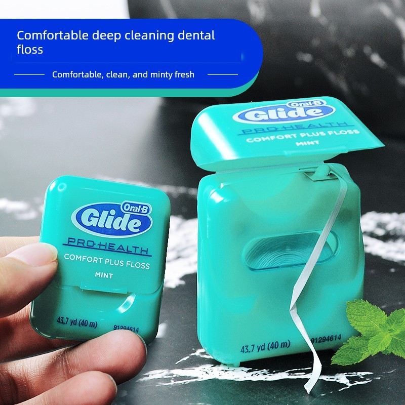 chỉ nha khoa chỉ nha khoa cuộn Chỉ nha khoa OralB Oral b thoải mái cuộn glide sâu và sạch 40m phẳng 