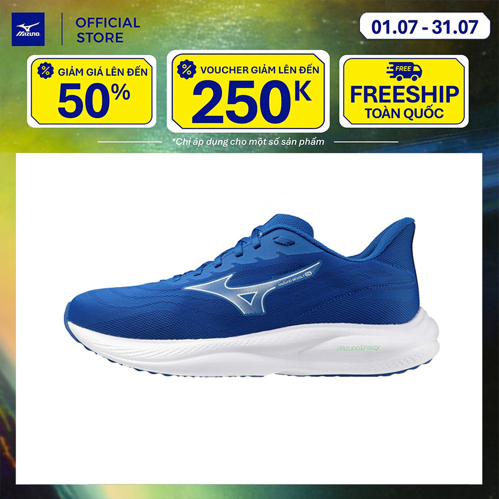 Giày Chạy Bộ Nam Mizuno Mizuno Revolt 4 - Xanh dương - J1GC258102